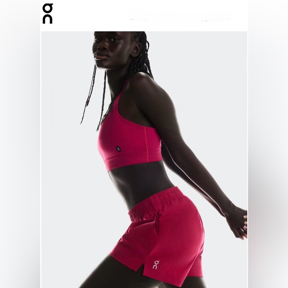 On Running Pants - NWT [On Running] 3" Core Drawstring Athletic Shorts in Grenadine Women’s S